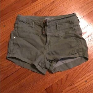 High waisted shorts, size 8